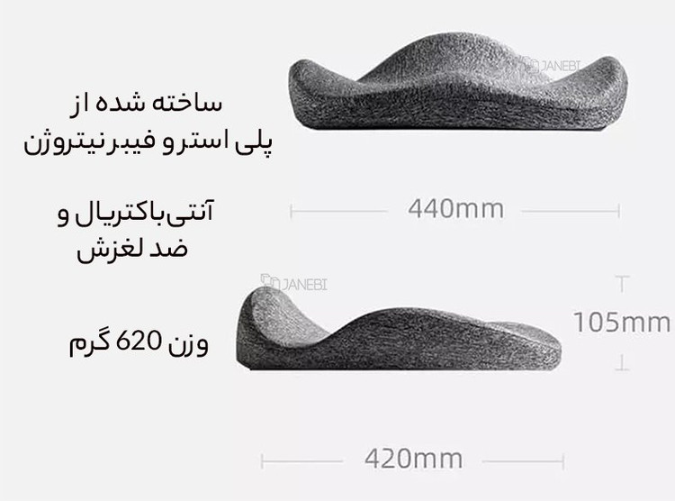 بالِشتِ طِبی کَمَر شیائومی مدل Xiaomi Leravan LJ-SE002-MGY