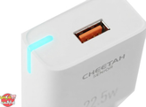 کلگی و آداپتور شارژر دیواری 22.5 وات چیتا Cheetah مدل CH-797 سوپر فست شارژ LED دار