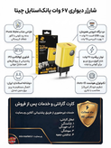 شارژر دیواری 67 وات دو پورت چیتا Cheetah مدل TC-67EU طرح پانک شفاف (Auto-ID)